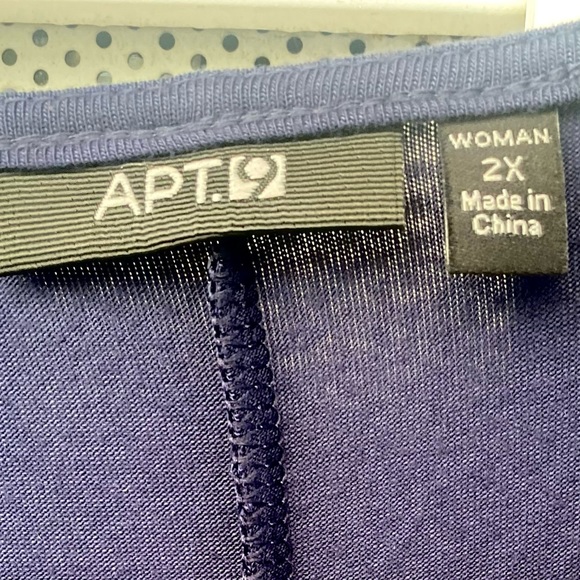 apt 9 woman’s 2X shirt tunic - NWT - Picture 5 of 7